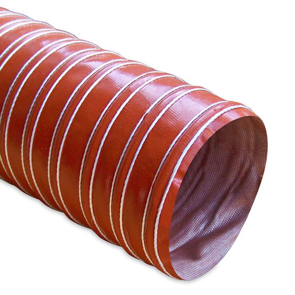 Heat Resistant Silicone Ducting, 4in x 12'