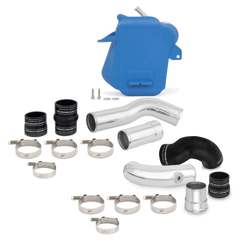Ford 6.7L Powerstroke Air-to-Water Performance Intercooler Kit, 2011+, Blue
