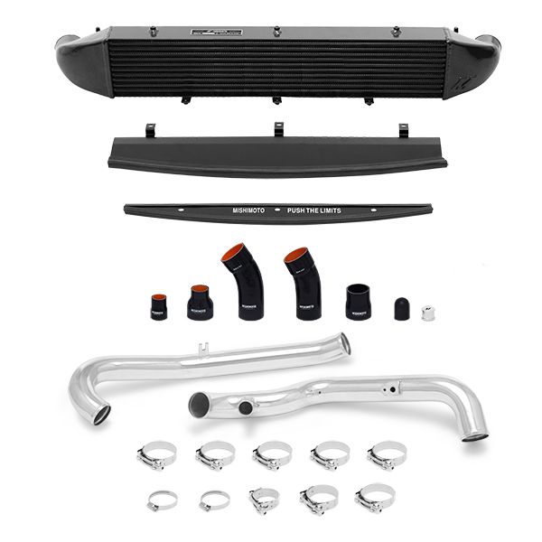 Ford Fiesta ST Intercooler Kit, 2014-2019 Polished Pipes, Black Cooler