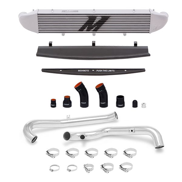 Ford Fiesta ST Intercooler Kit, 2014-2019 Polished Pipes, Silver Cooler