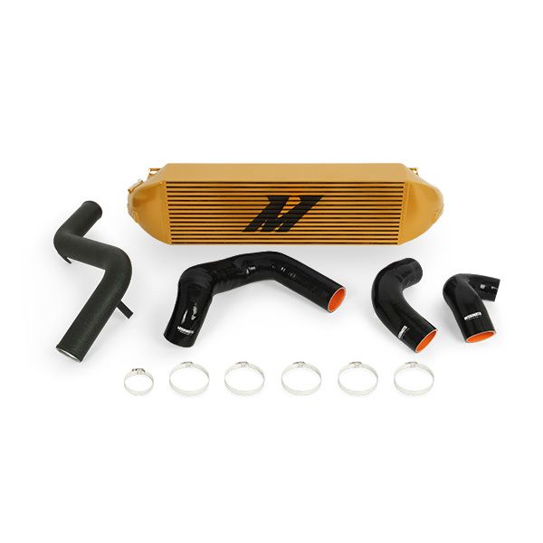 Ford Focus ST Intercooler Kit, 2013-2018, Gold Cooler, Black Pipes
