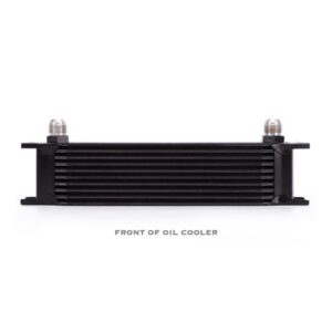Universal 10 Row Oil Cooler, Black