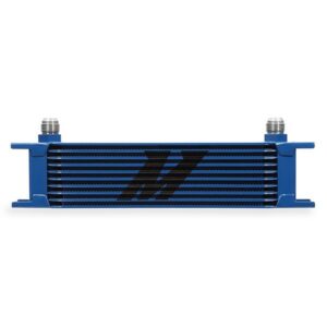 Universal 10-Row Oil Cooler, Blue