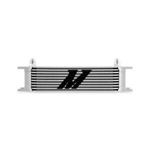 Universal 10-Row Oil Cooler, -8AN, Silver