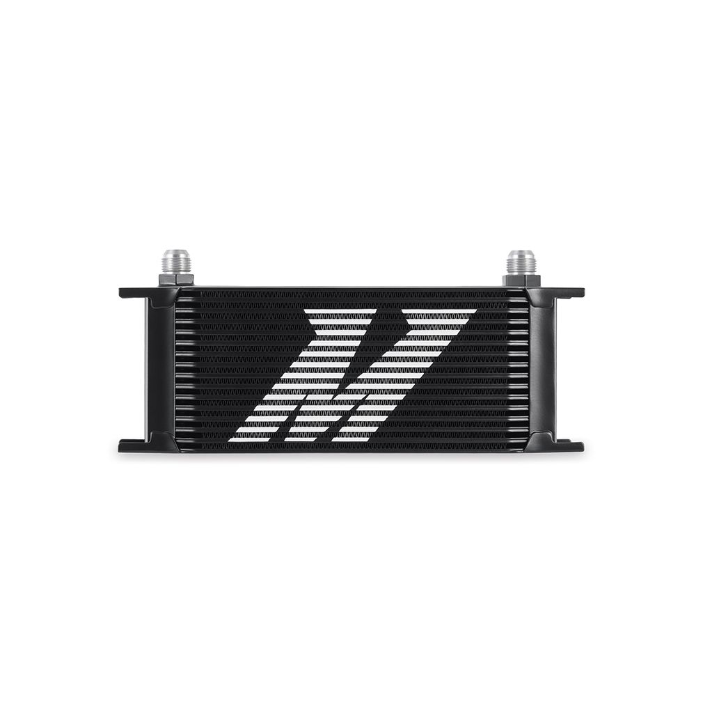 Universal 16-Row Oil Cooler, Black