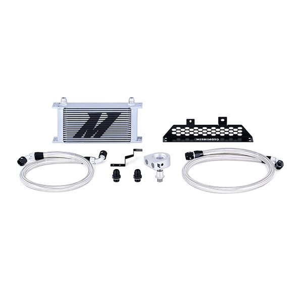 Ford Focus ST Oil Cooler Kit, 2013-2018 Silver Non-Thermostatic