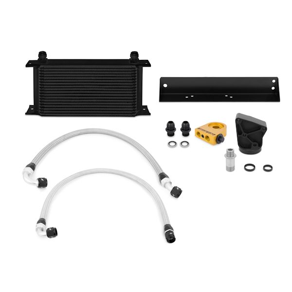 Hyundai Genesis Coupe 3.8L Thermostatic Oil Cooler Kit, Black