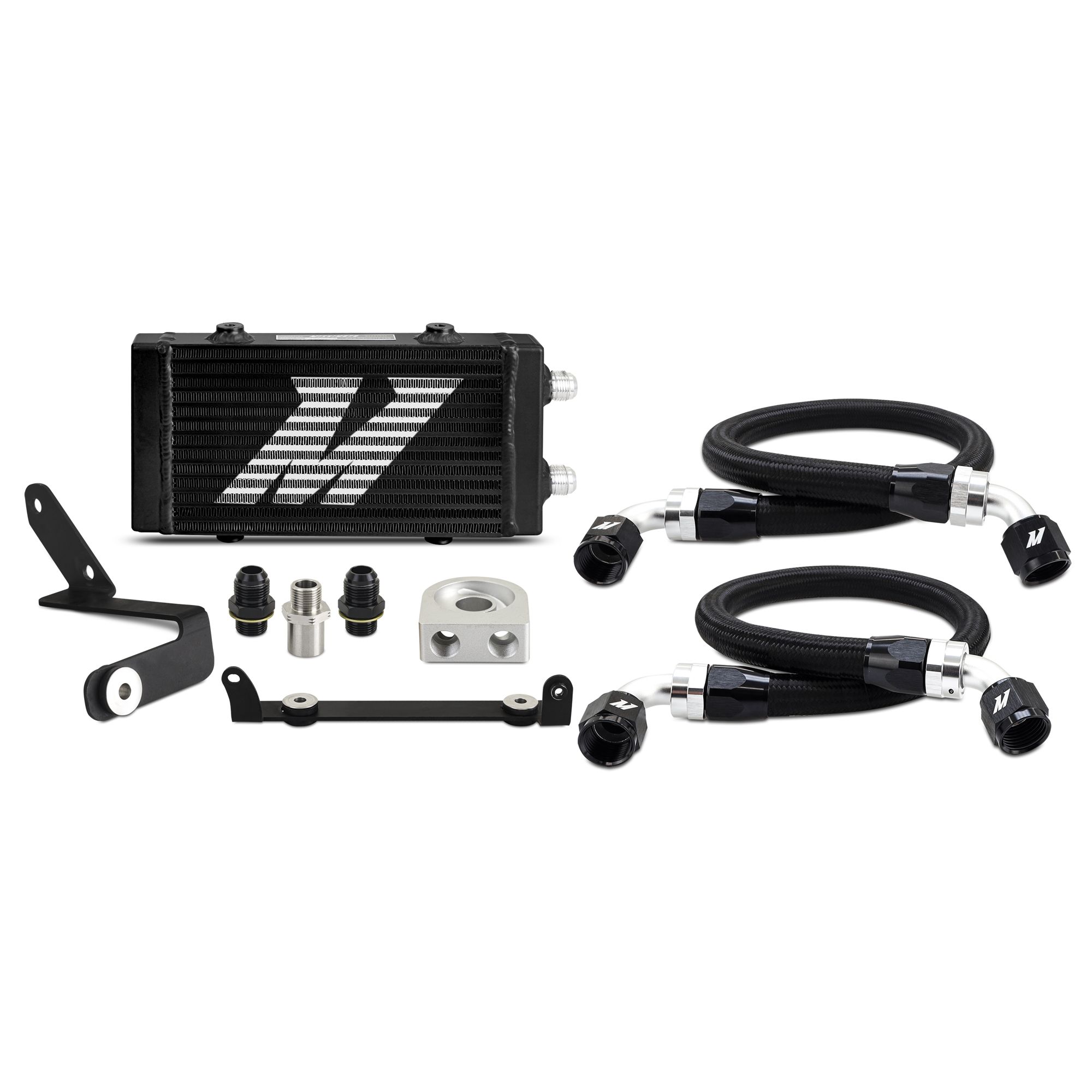 Oil Cooler Kit, Fits Toyota GR Corolla 2023+, Non-Thermostatic Black Cooler