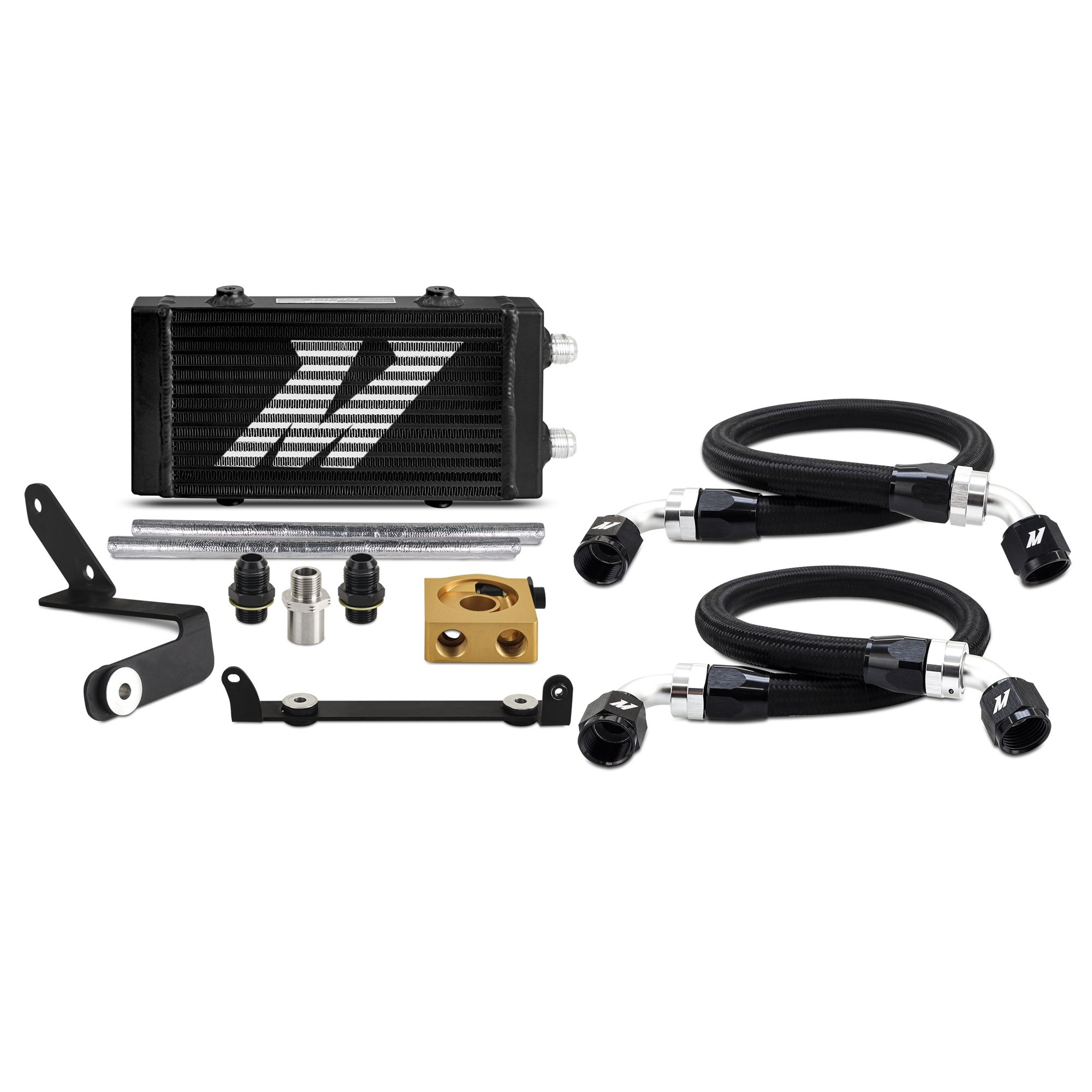 Oil Cooler Kit, Fits Toyota GR Corolla 2023+, Thermostatic Black Cooler