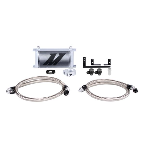 Mazda Miata Oil Cooler Kit, 2016-2018, Silver, Non-thermostatic