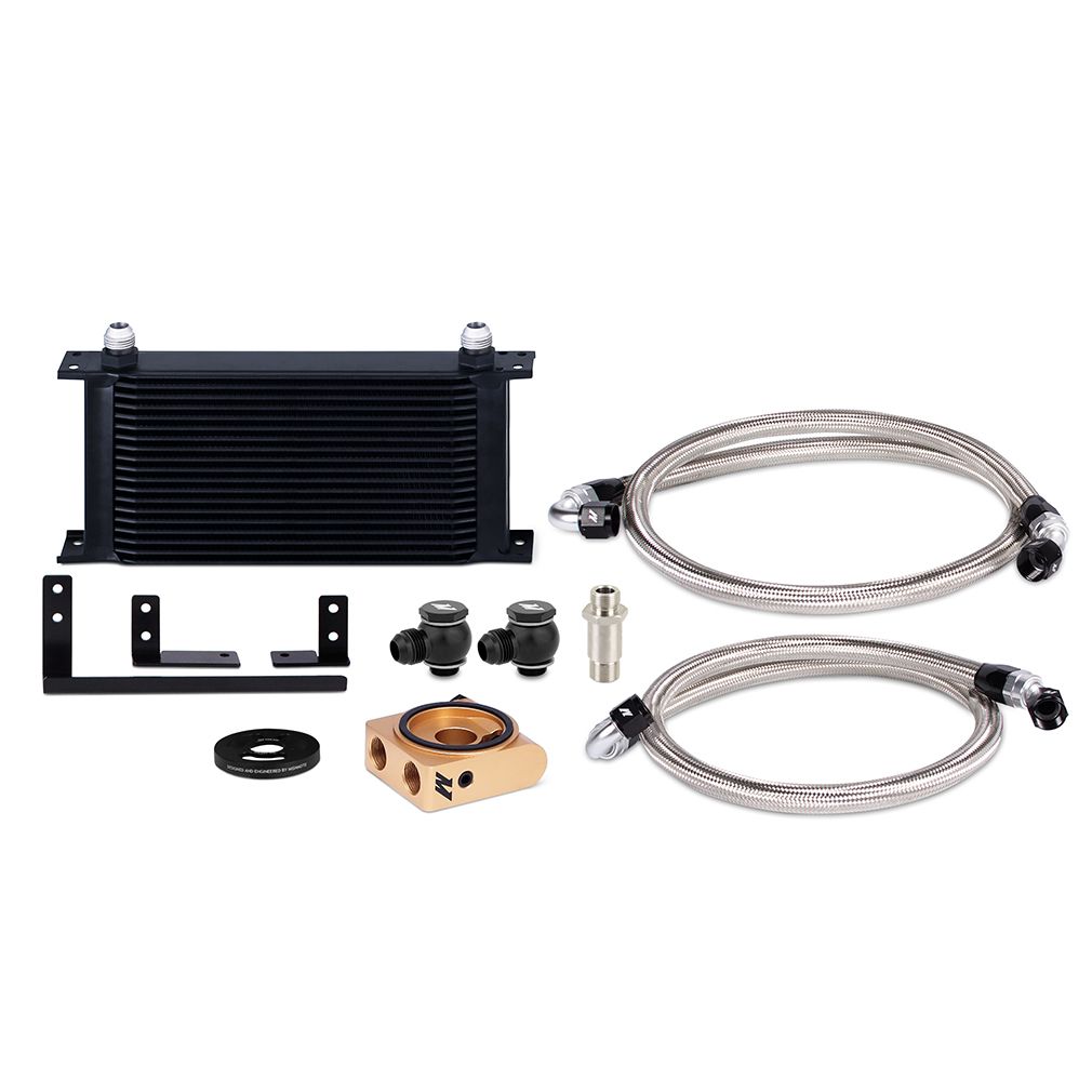 Thermostatic Oil Cooler Kit, fits 2019+ Mazda Miata ND2, Black