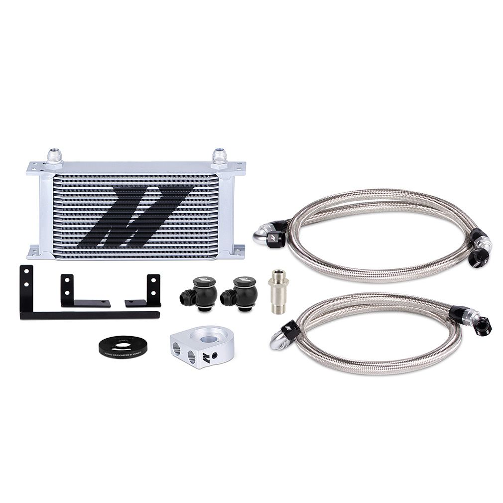 Oil Cooler Kit, fits 2019+ Mazda Miata ND2, Silver