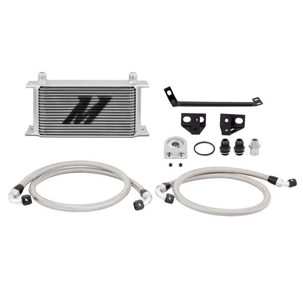 Ford Mustang EcoBoost Oil Cooler Kit, 2015-2017, Silver