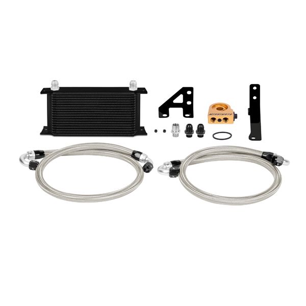Subaru WRX STI Oil Cooler Kit, 2015-2021, Black, Thermostatic