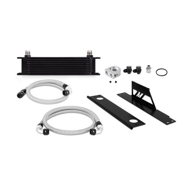 Subaru WRX and STI Oil Cooler Kit, Black, 2001-2005