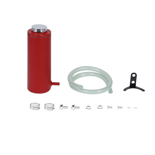 Aluminum Coolant Reservoir Tank, Wrinkle Red