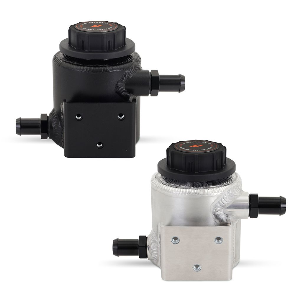 Universal Aluminum Coolant Expansion Tank, Micro Wrinkle Black