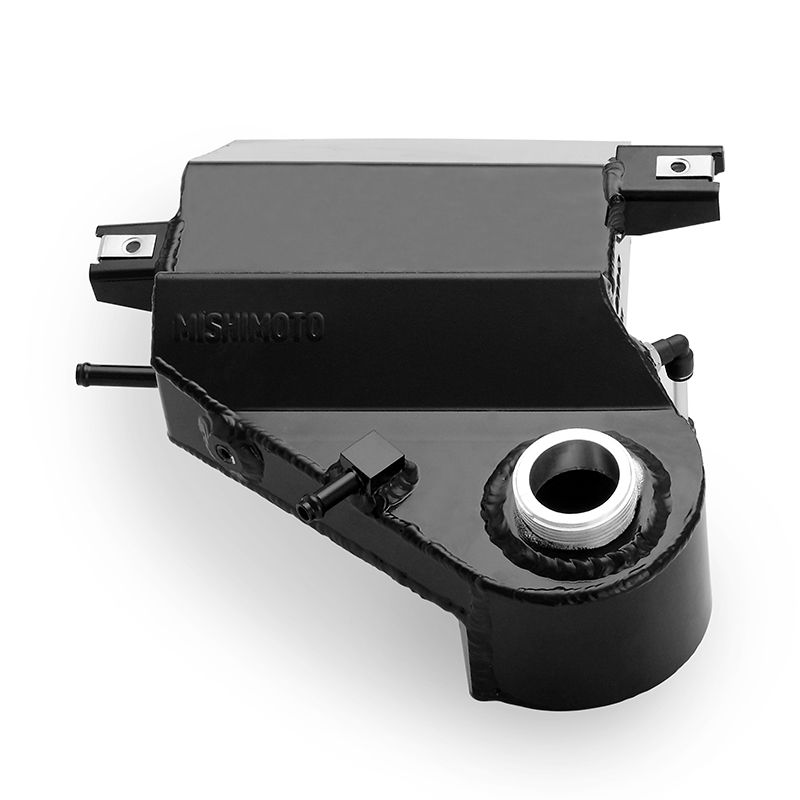 Aluminum Degas Bottle, fits Ford 6.0L Powerstroke 2003-2007, Black