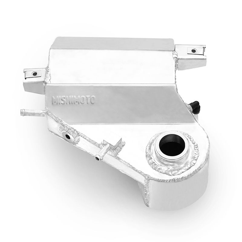 Aluminum Degas Bottle, fits Ford 6.0L Powerstroke 2003-2007, Polished