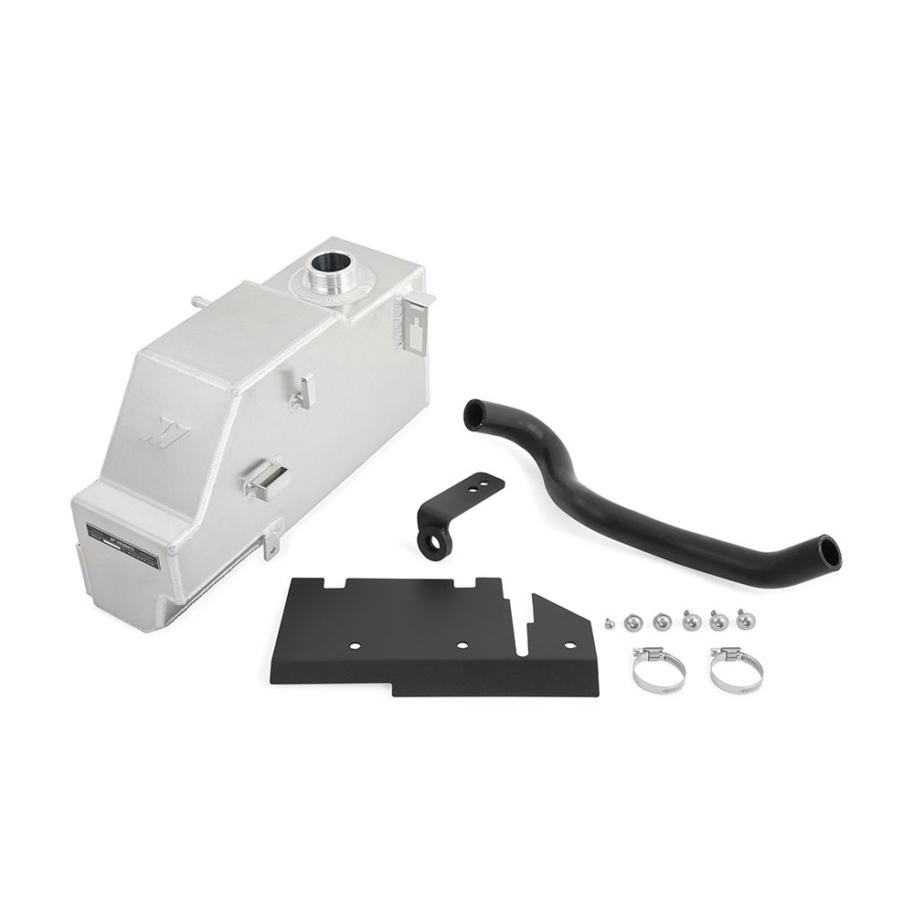 Aluminum Primary Degas Tank, fits Ford 6.7L Powerstroke 2011-2019, Natural