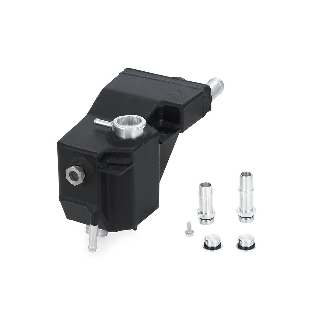 Aluminum Secondary Degas Tank, fits Ford 6.7L Powerstroke 2011+, Black