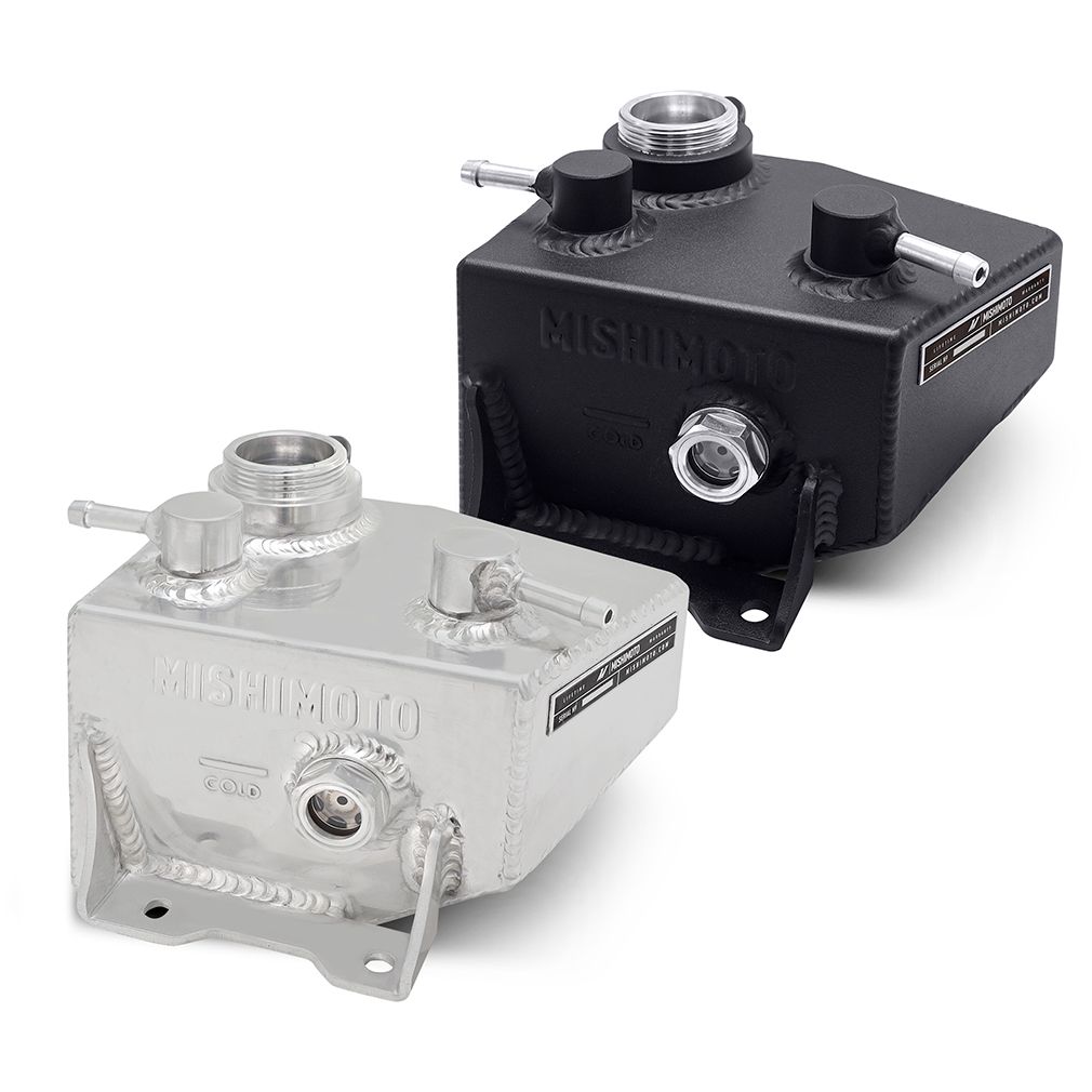 Aluminum Coolant Expansion Tank, fits Ford Mustang GT & EcoBoost 2024+, Polished