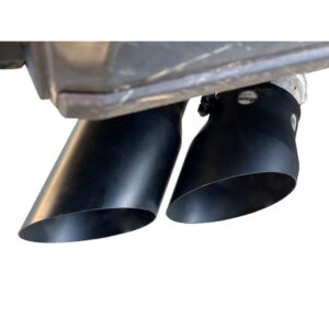 Black Horse Off Road Muffler Tip Matte Black Steel MT-FOSDB