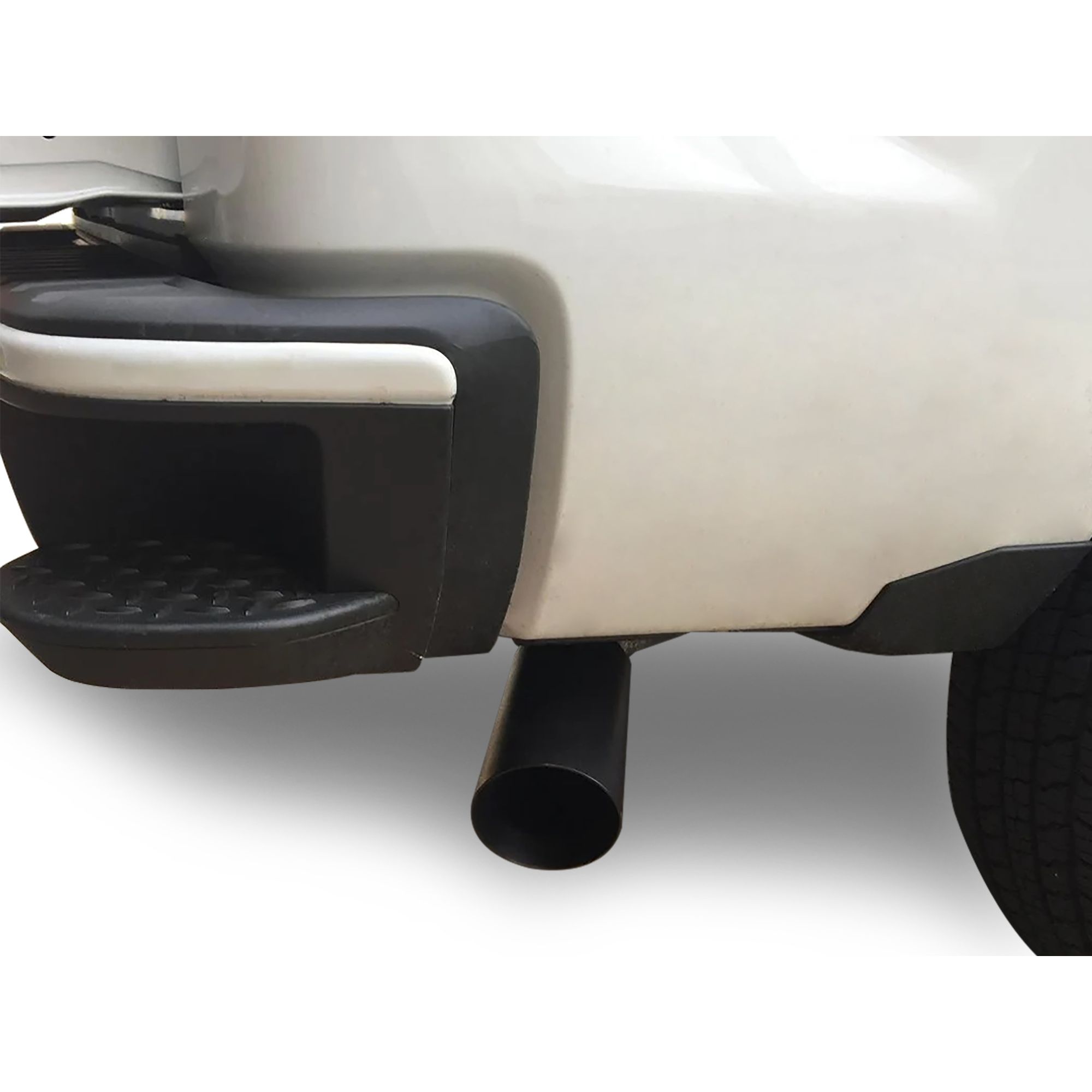 Black Horse Off Road Muffler Tip Black Steel MT-RR01BK