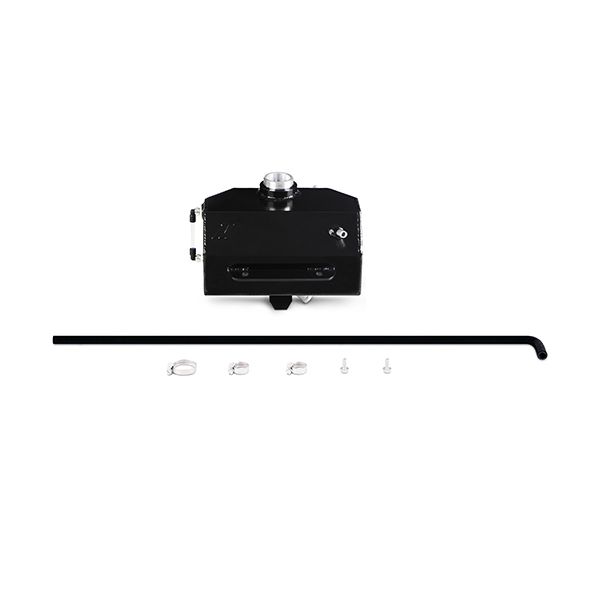 Aluminum Coolant Expansion Tank, fits Ford Mustang 2015-2023, Black