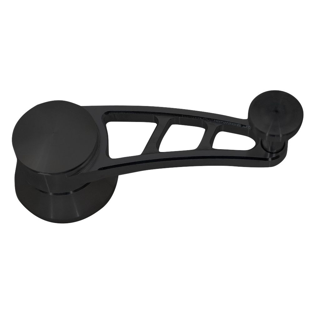 Quarter Window Crank; 1970-74 MOPAR; Slotted; Black
