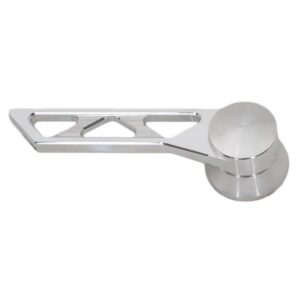 Universal Door Handle for Pre-1948 Ford; Clearcoat; Triangular