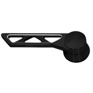 Universal Door Handle for Pre-1948 Ford; Black Onyx; Triangular