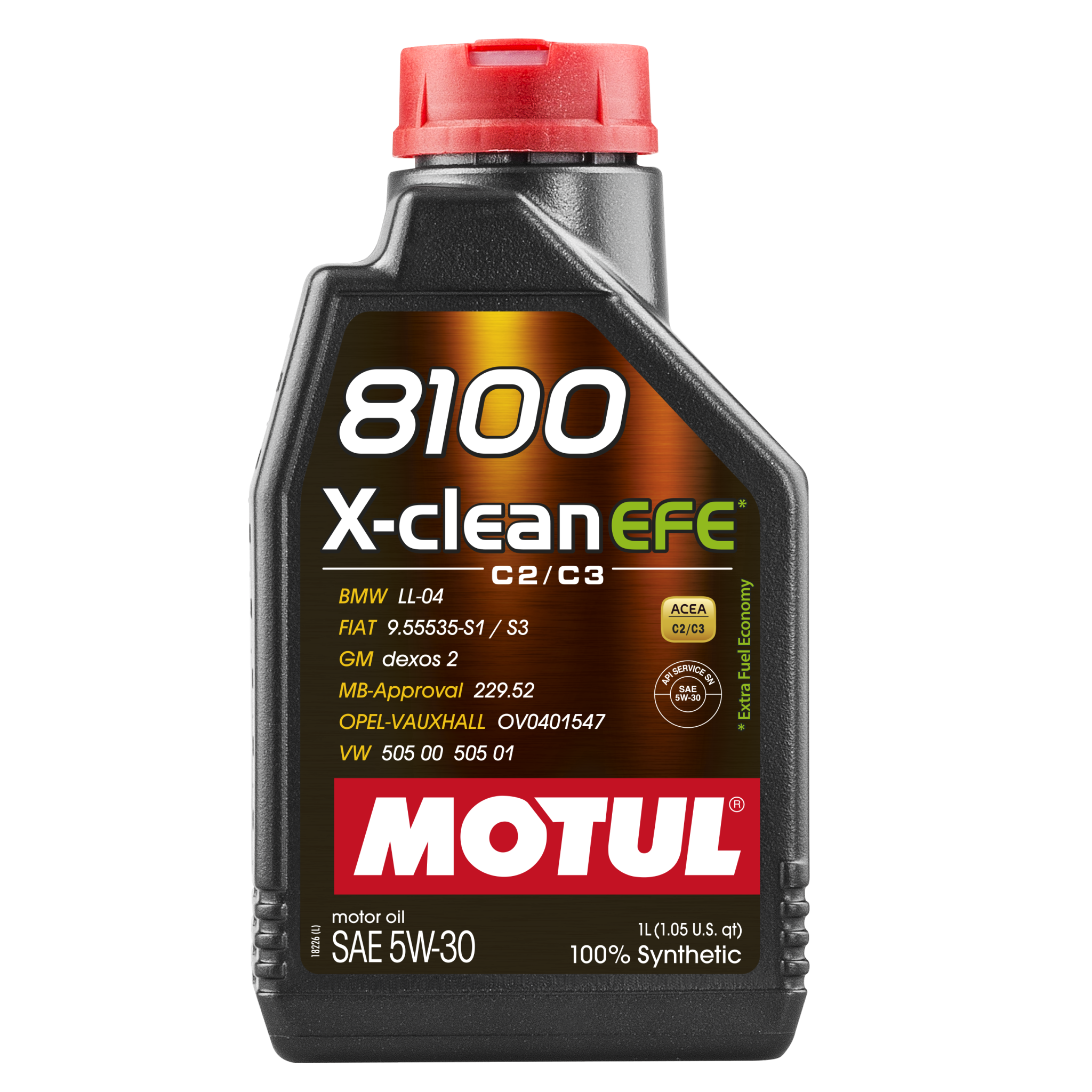 Motul 8100 X-CLEAN EFE 5W30 12X1L
