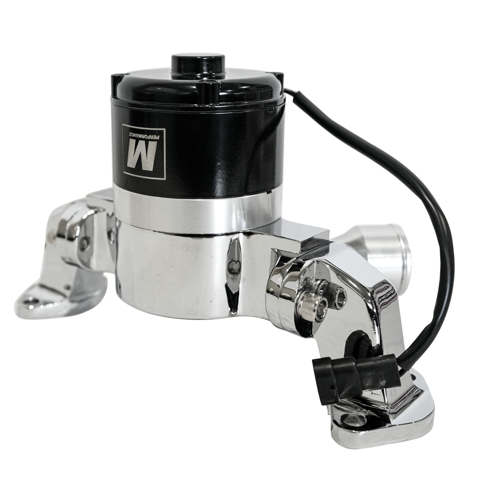 Big Block Chevy Electric Water Pump, Chrome, 35 GPM, 12V