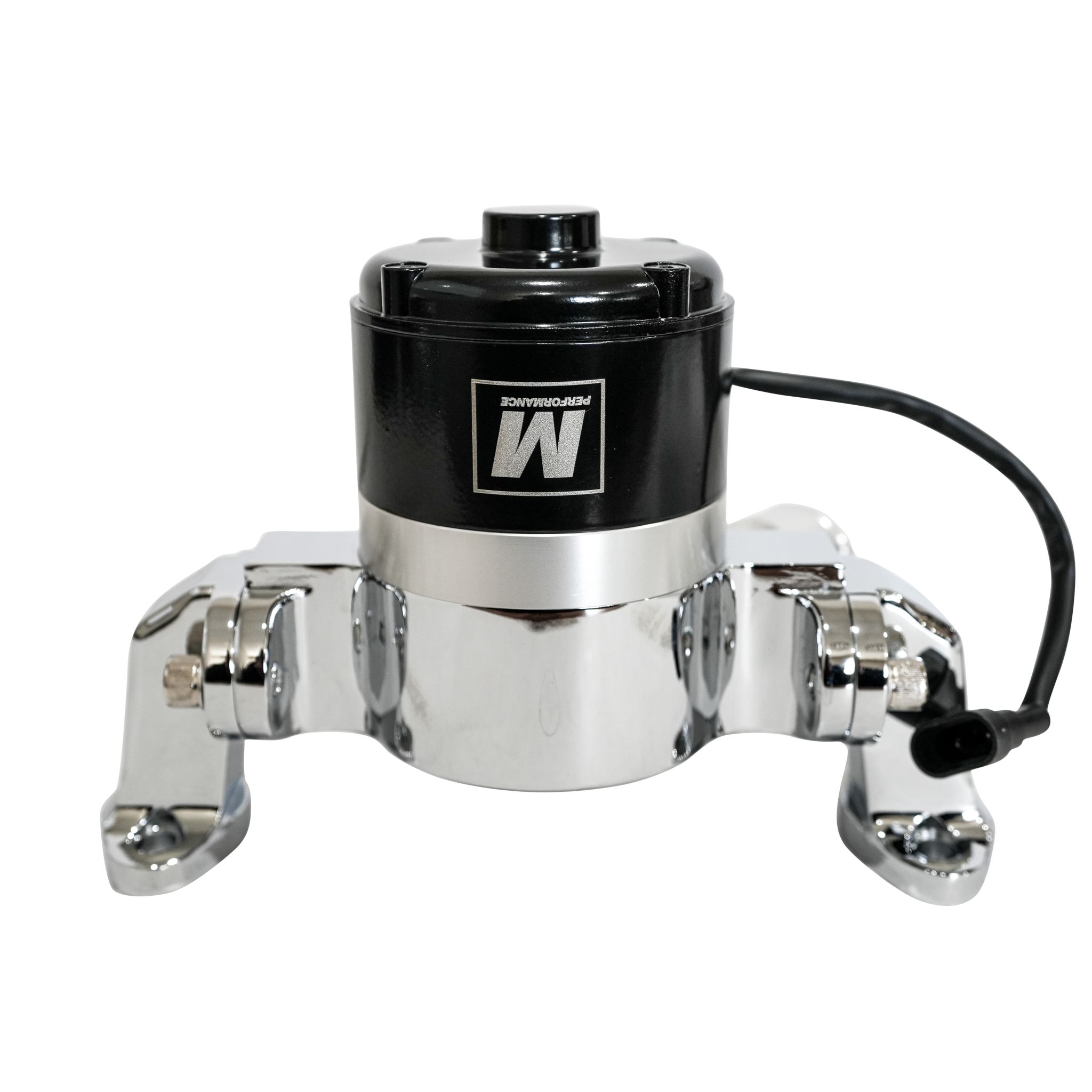 Small Block Chevy Electric Water Pump, Chrome, 35 GPM, 12V