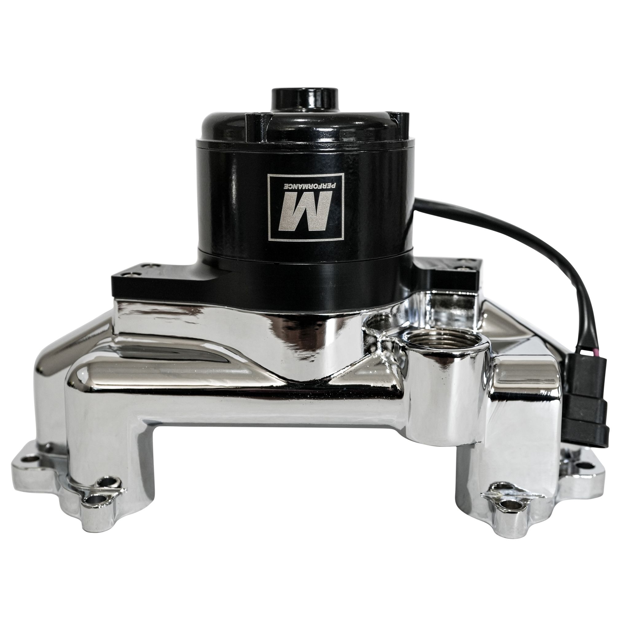 Chevy LS Electric Water Pump, Chrome, 35 GPM, 12V