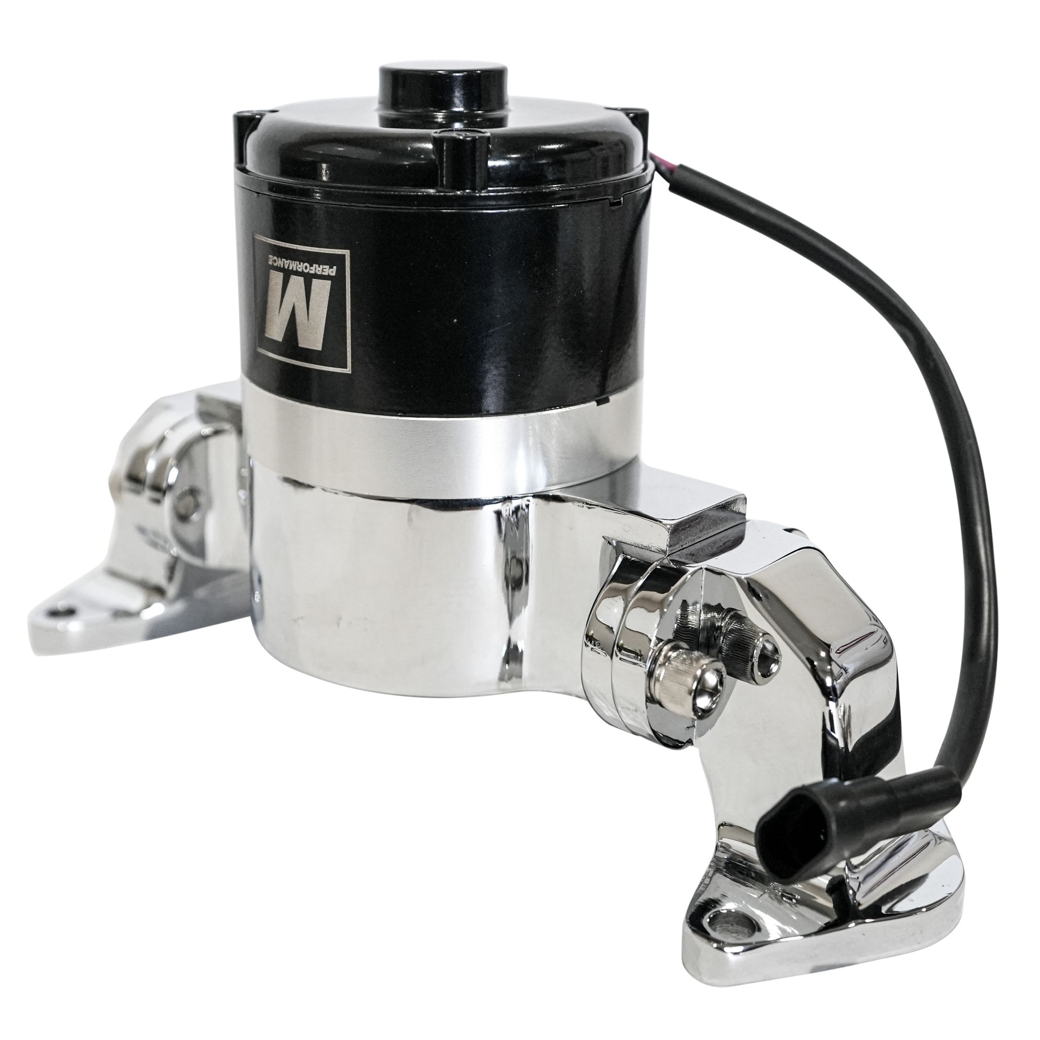 Big Block Ford Electric Water Pump, Chrome, 35 GPM, 12V