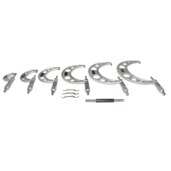 Outside Micrometer Set, 0 to 6 in.