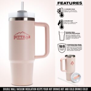 Pittman 40oz. Hydration Tumbler with Comfort Soft Handle - Pink
