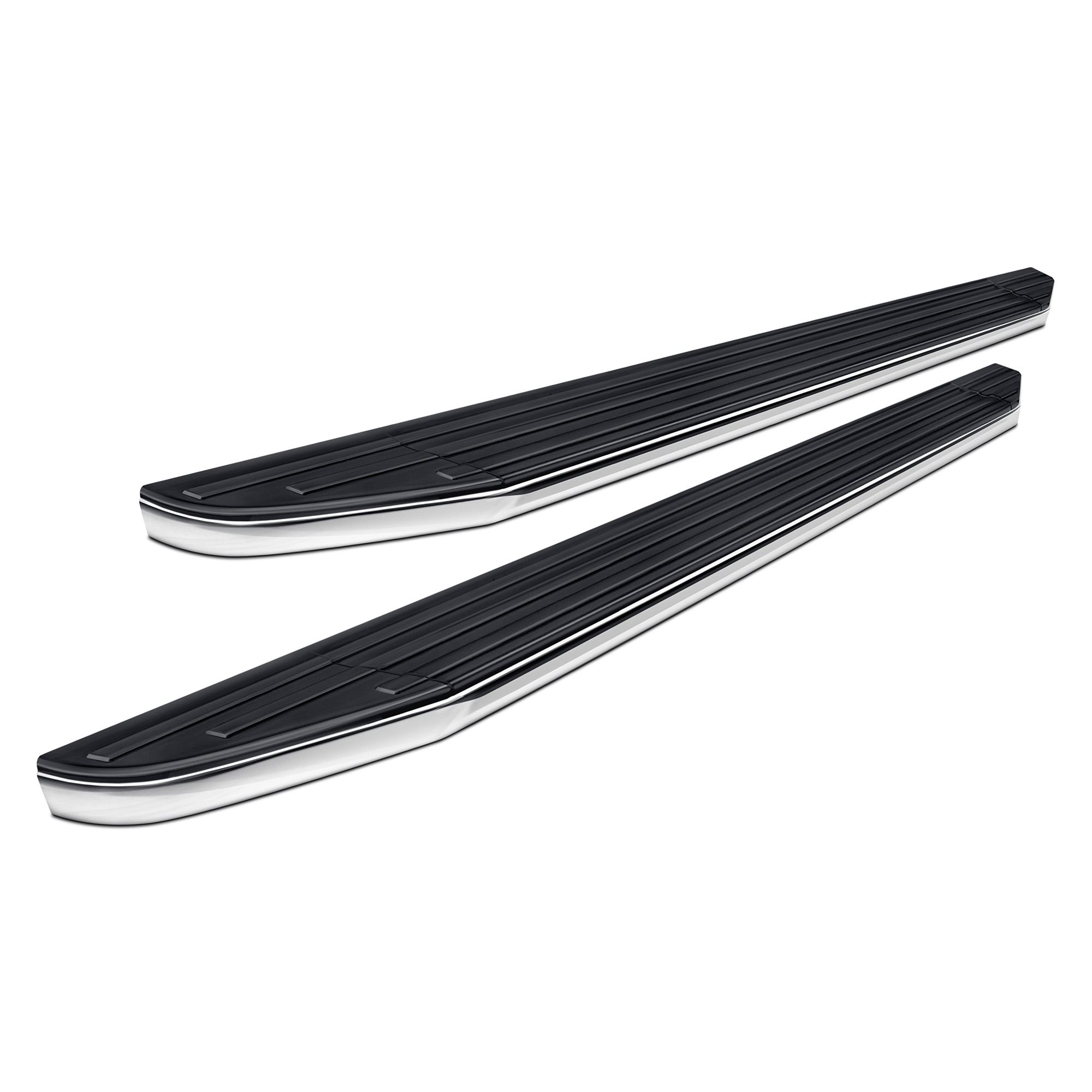 Black Horse Off Road Premium Running Boards Black Aluminum PR-EDGE15