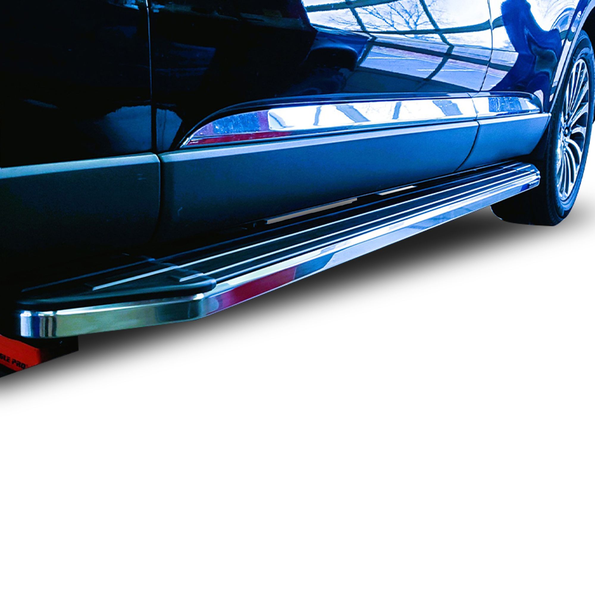 Black Horse Off Road Premium Running Boards Black Aluminum PR-F576