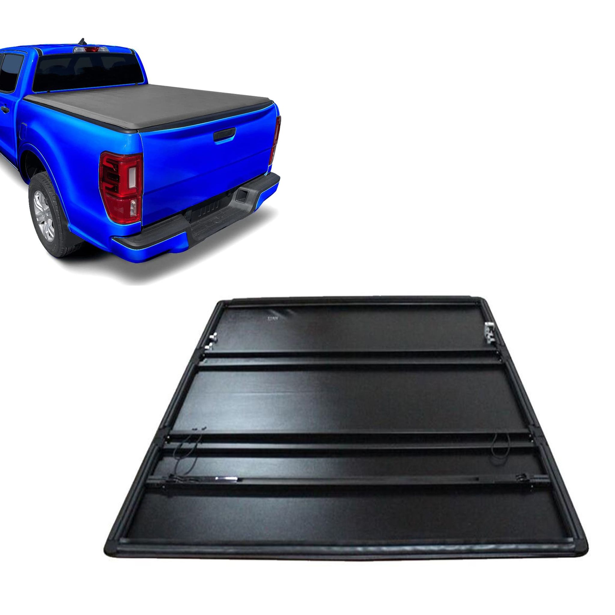 Black Horse Off Road Premier Soft Tonneau Cover Black Vinyl PRS-DO12