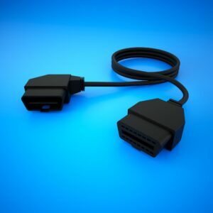 HP Tuners 5' Right Angle OBDII Extension Cable for OBDII interfaces - H-002-03