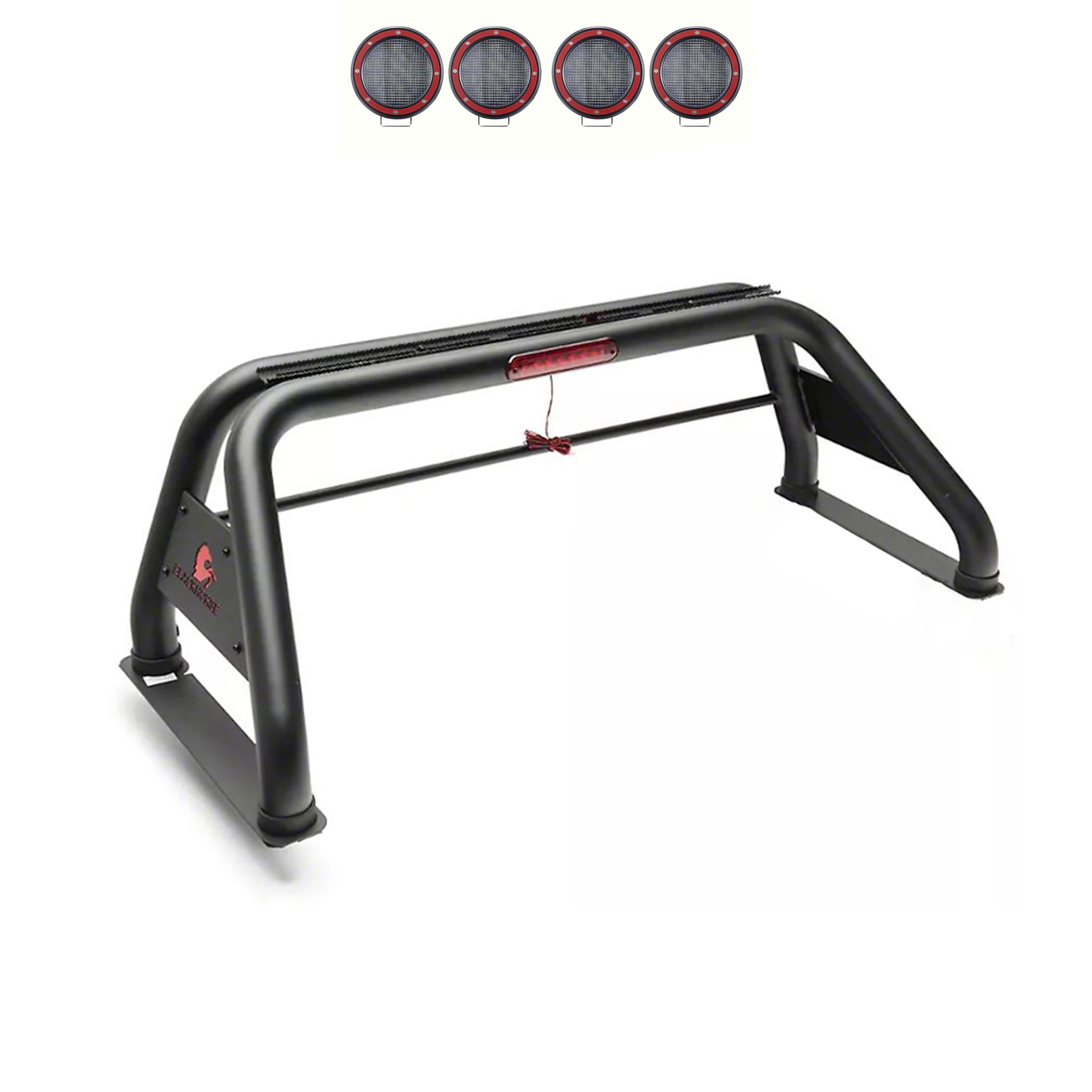 Black Horse Off Road Classic Roll Bar Kit Black Steel RB-NIFRB-PLFR
