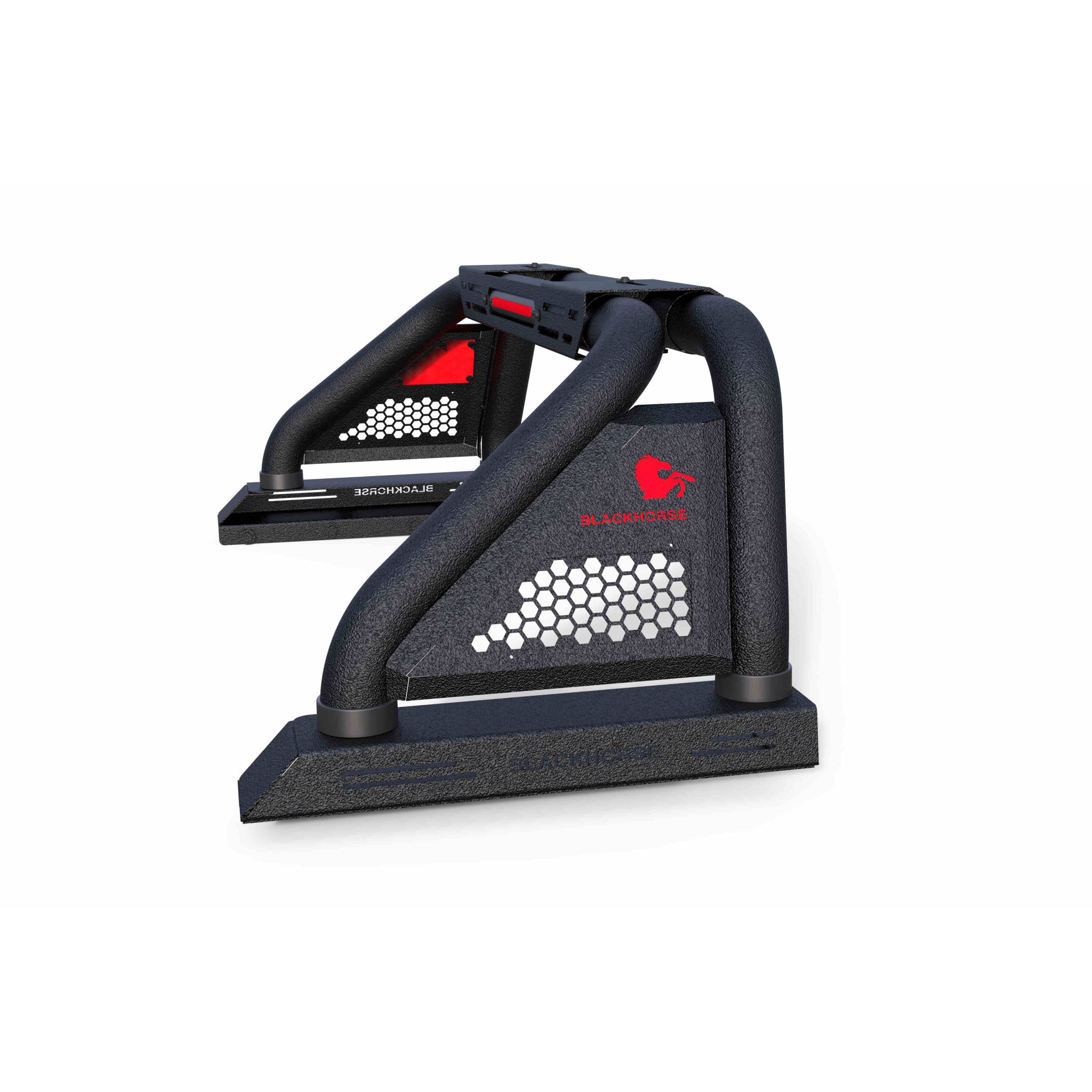 Black Horse Off Road Classic Pro Roll Bar Textured Black Steel RB05MT