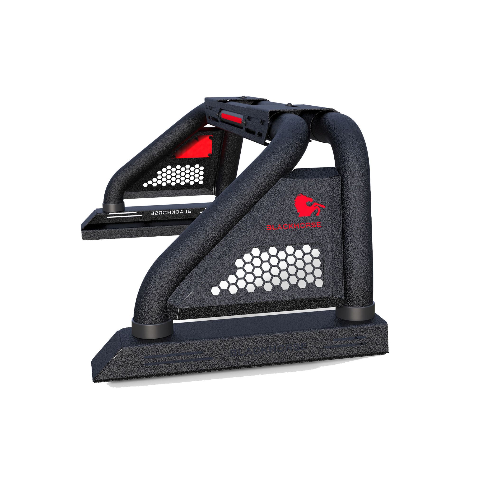 Black Horse Off Road Classic Pro Roll Bar Textured Black Steel RB06MT