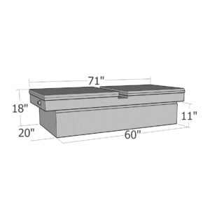 GXTX - RB124GW - Gull Wing Lid Comm. Class Full Size - standard