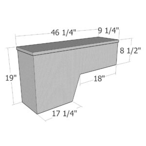 GXTX - RB160 - 46inch Pork Chop Driver Side Commerical Class