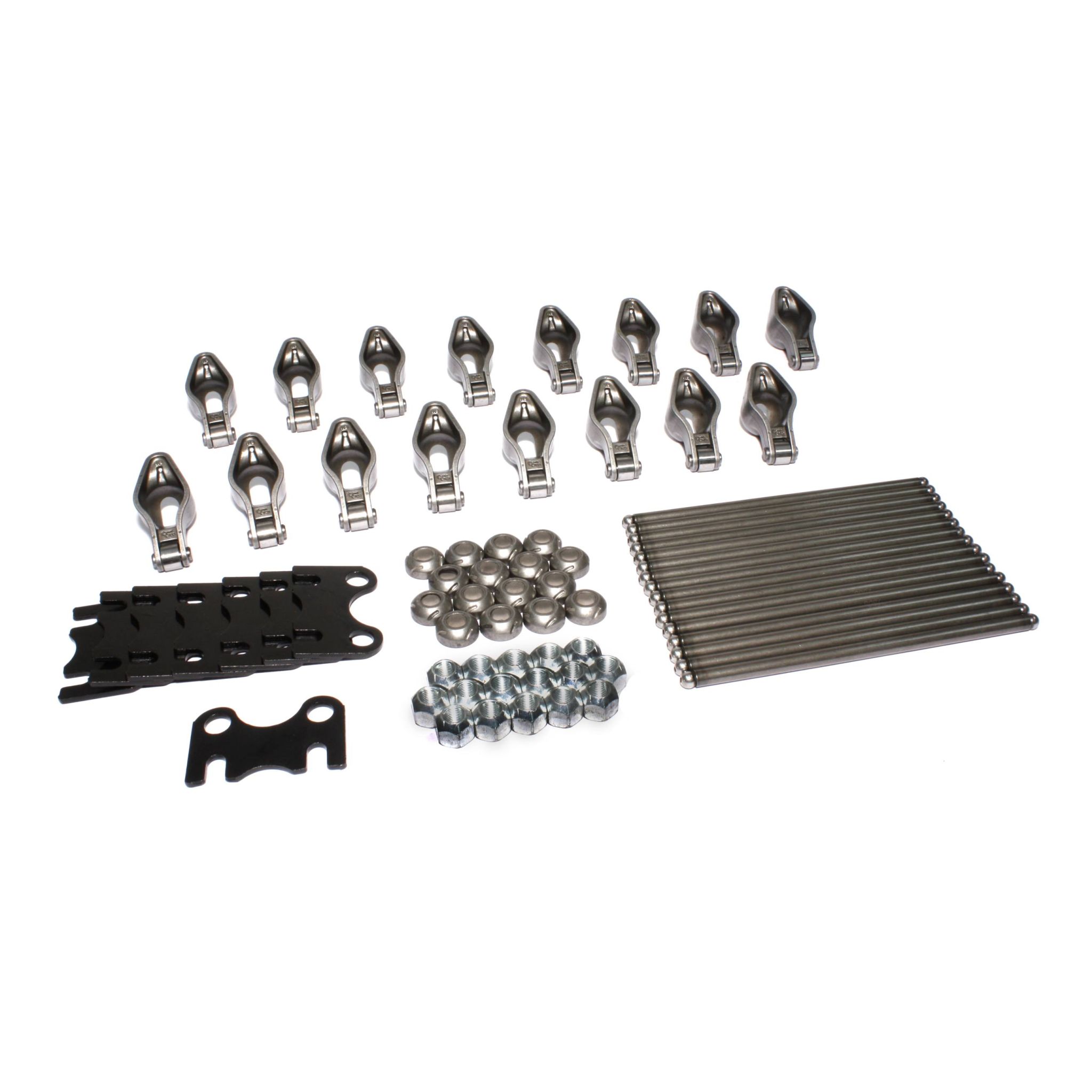 Magnum 1.52 Rocker, HE Pushrod, Guide Plate Kit Chevrolet 262-400 Small Block