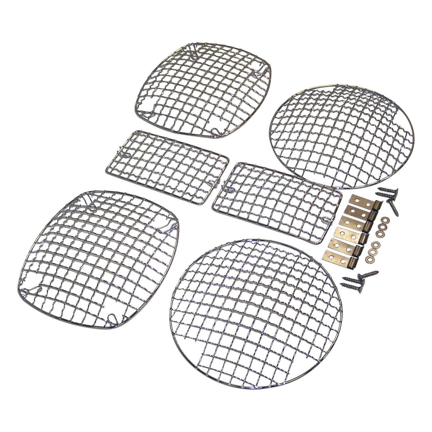 RT Off-Road - Metal Chrome Stone Guard Set